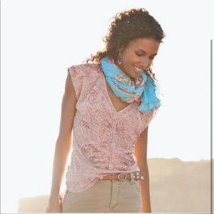 SUNDANCE: Mauve Knit Tee